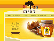 Tablet Screenshot of keez-beez.com